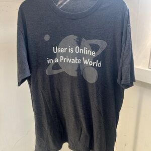Oversized ‘User Online’ Graphic Tee